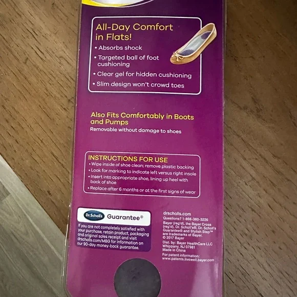 Dr. Scholl's All-Day Comfort Insoles for Flats - Picture 2 of 2